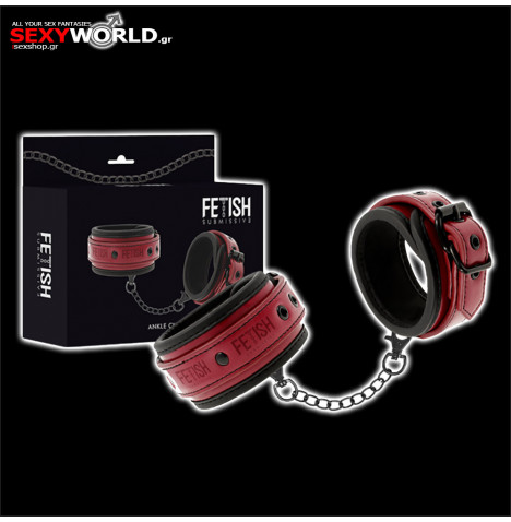 Ankle Cuffs Vegan Leather FETISH SUBMISSIVE