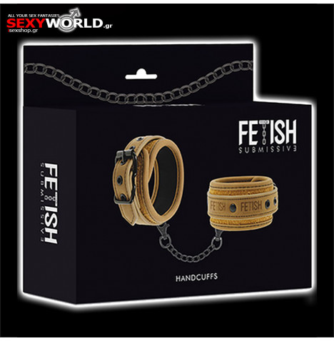 FETISH SUBMISSIVE Origin Handcuffs Vegan Leather