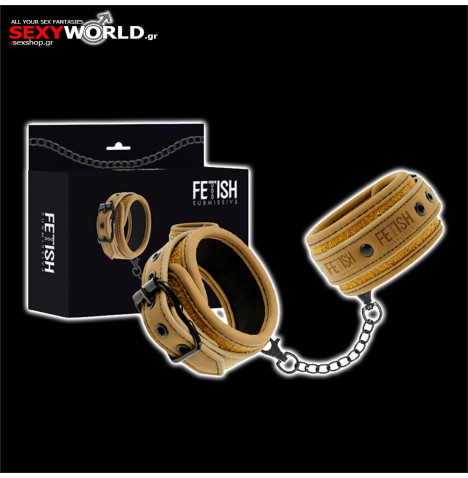 FETISH SUBMISSIVE Origin Handcuffs Vegan Leather