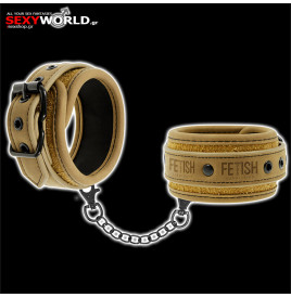 FETISH SUBMISSIVE Origin Handcuffs Vegan Leather