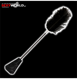 Feather Crop Black 56cm DARKNESS