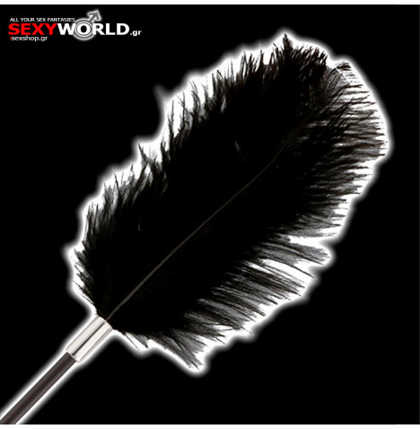 Feather Crop Black 56cm DARKNESS