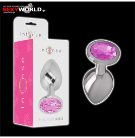 Metal Anal Plug Pink Small INTENSE