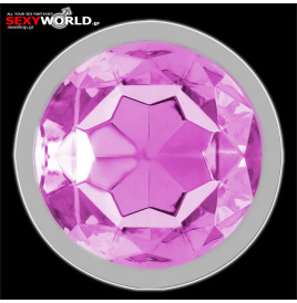 Metal Anal Plug Pink Small INTENSE