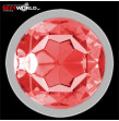 Metal Anal Plug Red Large INTENSE