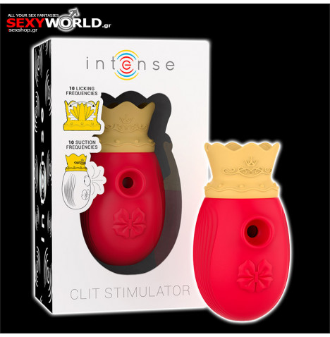 Clitoral Stimulator with Suction and Licking Functions INTENSE