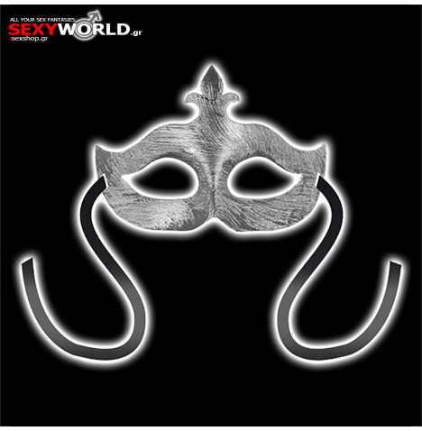 Lily Flower Eyemask Silver OHMAMA Masks