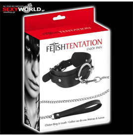 Choker Ring & Leash FETISH TENTATION