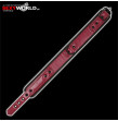 FETISH SUBMISSIVE Red - Black Collar with Leash FETISH SUBMISSIVE Red - Black Collar with Leash