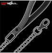 FETISH SUBMISSIVE Black Collar with Leash FETISH SUBMISSIVE Black Collar with Leash