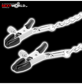 Adjustable Nipple Clamps Metal DARKNESS