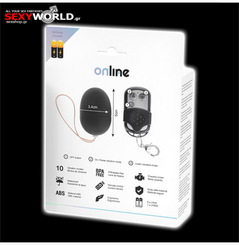 ONLINE Vibrating Egg Remote Control S