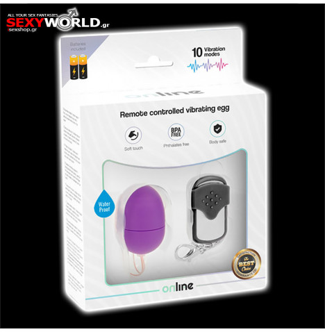 ONLINE Vibrating Egg Remote Control S