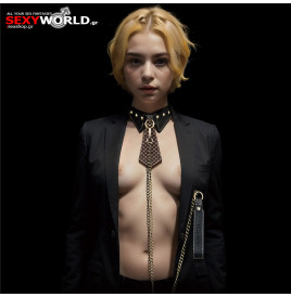 Rebellion Knot Collar with Leash LOVETOY