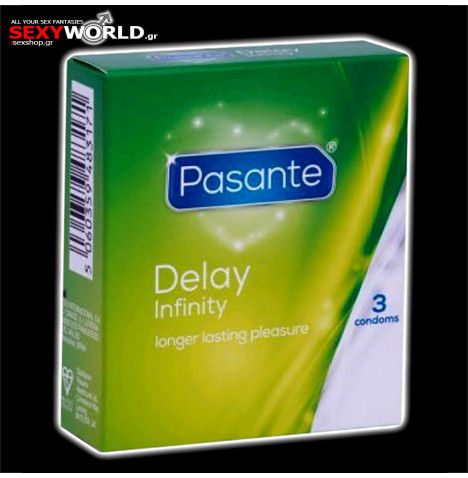 PASANTE Infinity Delay condoms 3 pcs