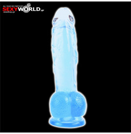 Ρεαλιστικό Jelly Dildo Μπλε CHISA