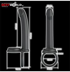 Moses Cock & Ball Ring Dildo PRETTY LOVE