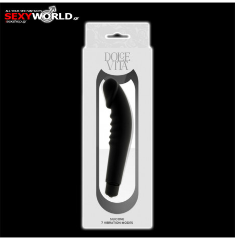 Realistic Wave Silicone Black DOLCE VITA