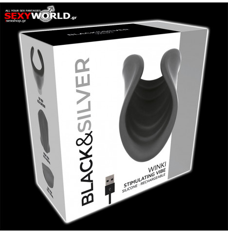 Αυνανιστήρι Eπαναφορτιζόμενο Winki BLACK & SILVER