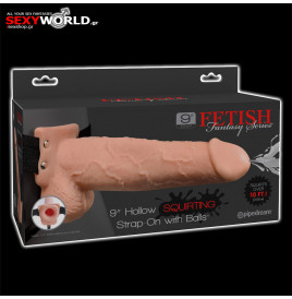 Fetish Fantasy Squirting Strap-on with Balls PIPEDREAM