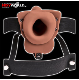 6" Hollow Rechargeable Strap-on PIPEDREAM