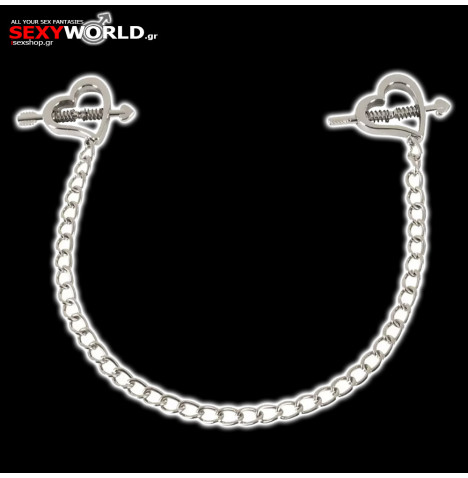Heart Shaped Nipple Clamps BAD KITTY