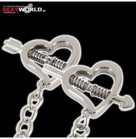 Heart Shaped Nipple Clamps BAD KITTY