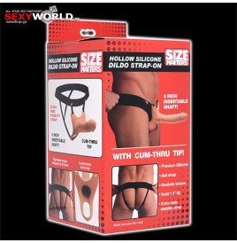 Hallow Silicone Dildo Strap-on SIZE MATTERS