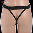 Hallow Silicone Dildo Strap-on Black SIZE MATTERS