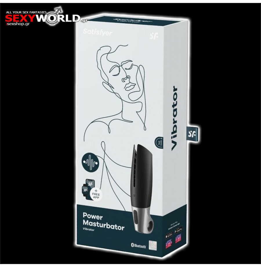 Επαναφορτιζόμενο Αυνανιστήρι Power Masturbator Connect SATISFYER Επαναφορτιζόμενο Αυνανιστήρι Power Masturbator Connect SATISFYER