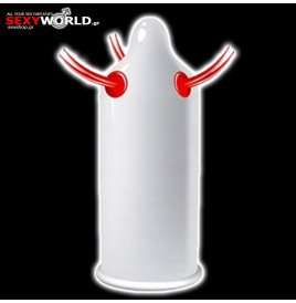 Embossed Egzo Cocky Friend Condom