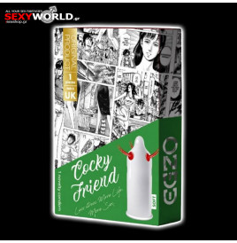 Embossed Egzo Cocky Friend Condom