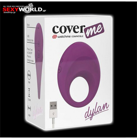 Coverme Dylan Rechageable Waterproof Cock Ring WATCHME