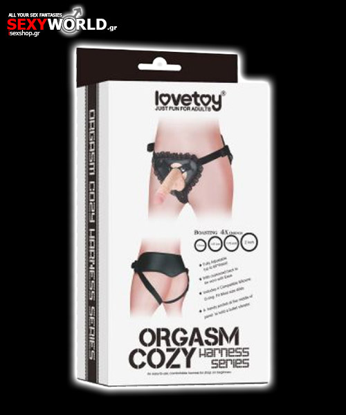 Γυναικεία Ζώνη Orgasm Cozy Harness Lovetoy