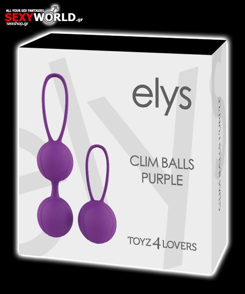 Σετ Κολπικές Μπάλες ELYS – Clim Balls Purple Μοβ