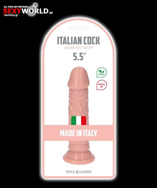 Ρεαλιστικό Αντρικό Ομοίωμα Italian Cock 5.5 Φυσικό