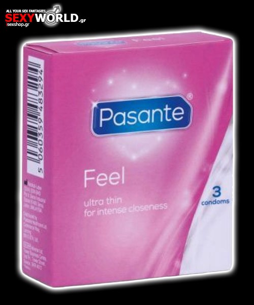 Προφυλακτικά Λεπτά Pasante Feel Sensitive 3 τεμ.