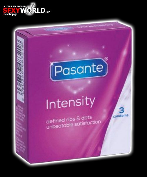 Προφυλακτικά Ανάγλυφα Pasante Intensity Stimulating 3 τεμ.