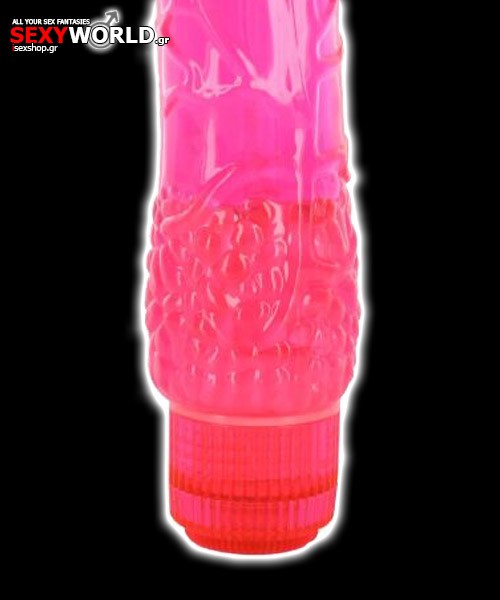Τζέλυ Δονητής Trendy Glitter Ροζ