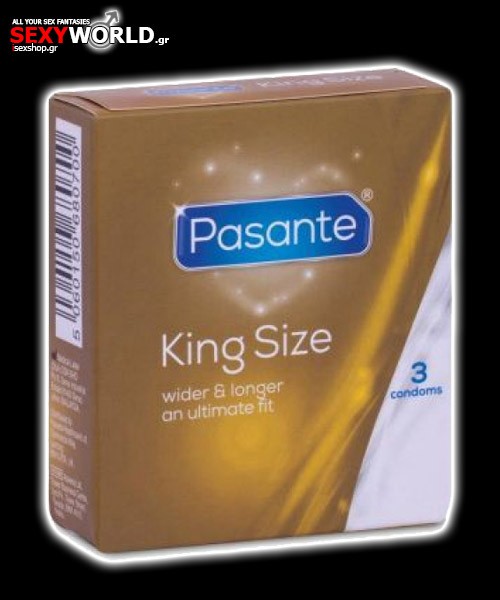 Προφυλακτικά XL Pasante King size 3 τεμ.