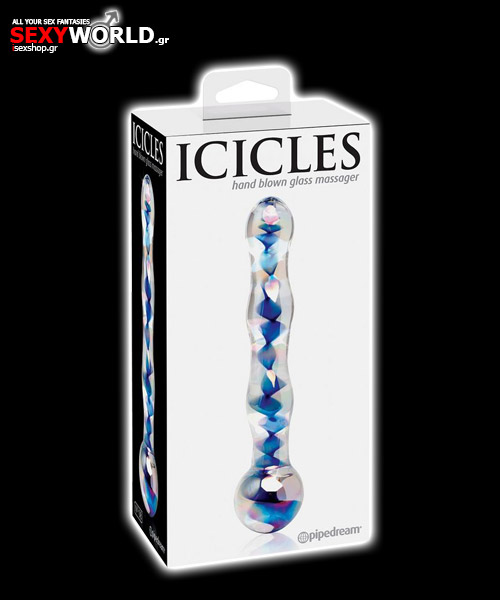 ICICLES No8 Hand Blown Glass Massager Pipedream
