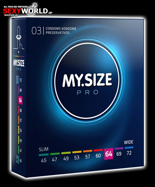 MY SIZE Pro 64 mm 3 Condoms