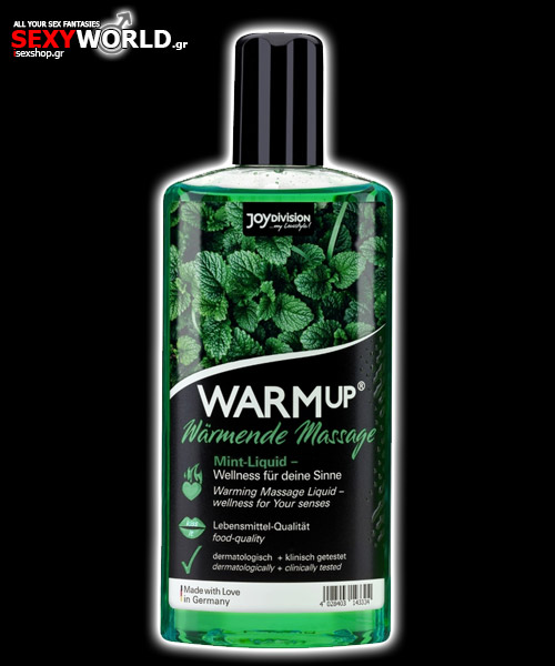 WARMup Massage Oil Mint 150ml JoyDivision