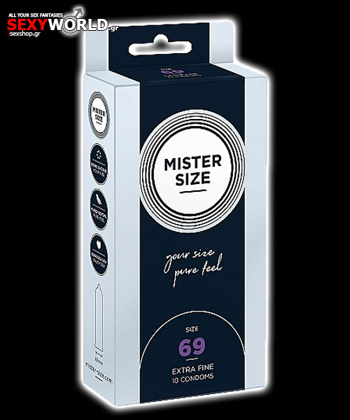 MISTER SIZE Pure Feel 69 mm 10 Condoms