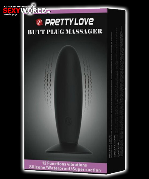 Silicone Rechargeable Anal Plug PRETTY LOVE