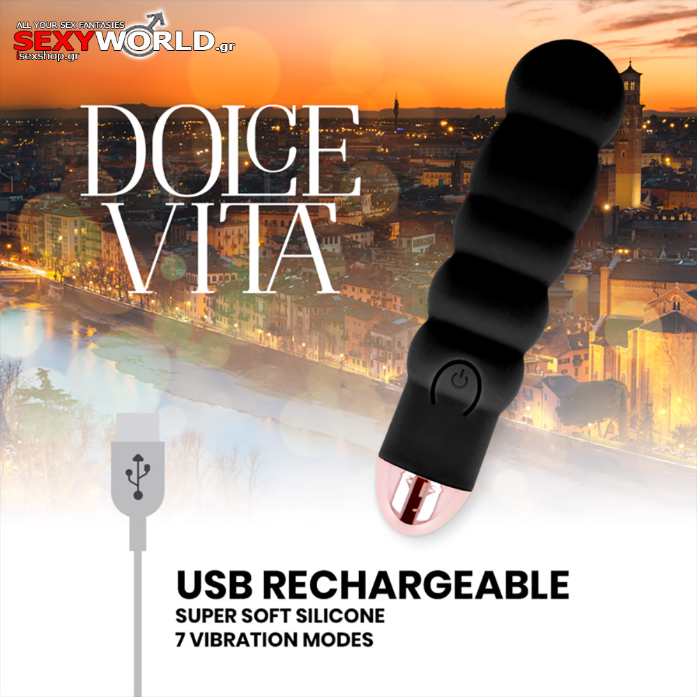 Rechargeable Silicone Vibrator DOLCE VITA